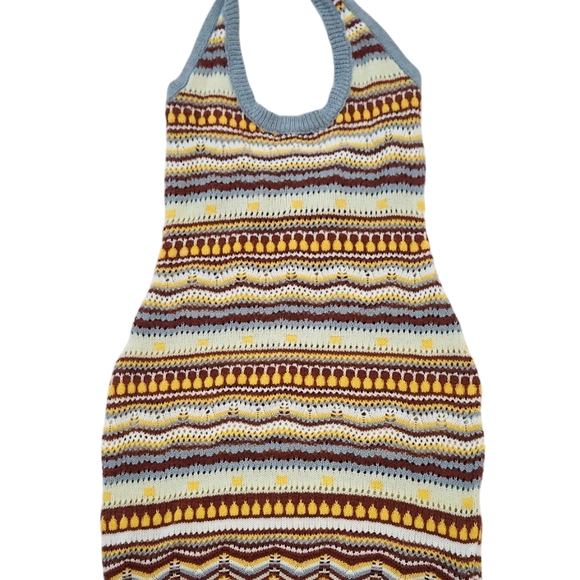 Caribbean Crochet Dress-EUC - Picture 2 of 4